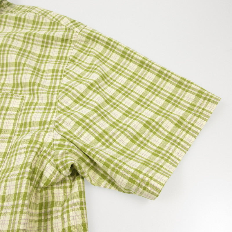 【中古】HUF | ハフ Total Eclipse Plaid Shirt 半袖シャツ SP25 BU00238 2025S/S サイズ:M