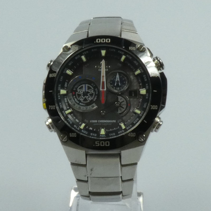 【中古】CASIO | カシオ EDIFICE 腕時計 EQW-M1100 シルバー