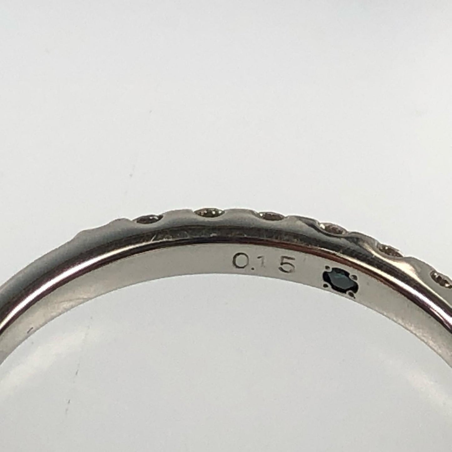 【中古】ヴァンドーム青山 | ヴァンドームアオヤマ ハーフエタニティリング リング・指輪 PT950 0.15ctダイヤ