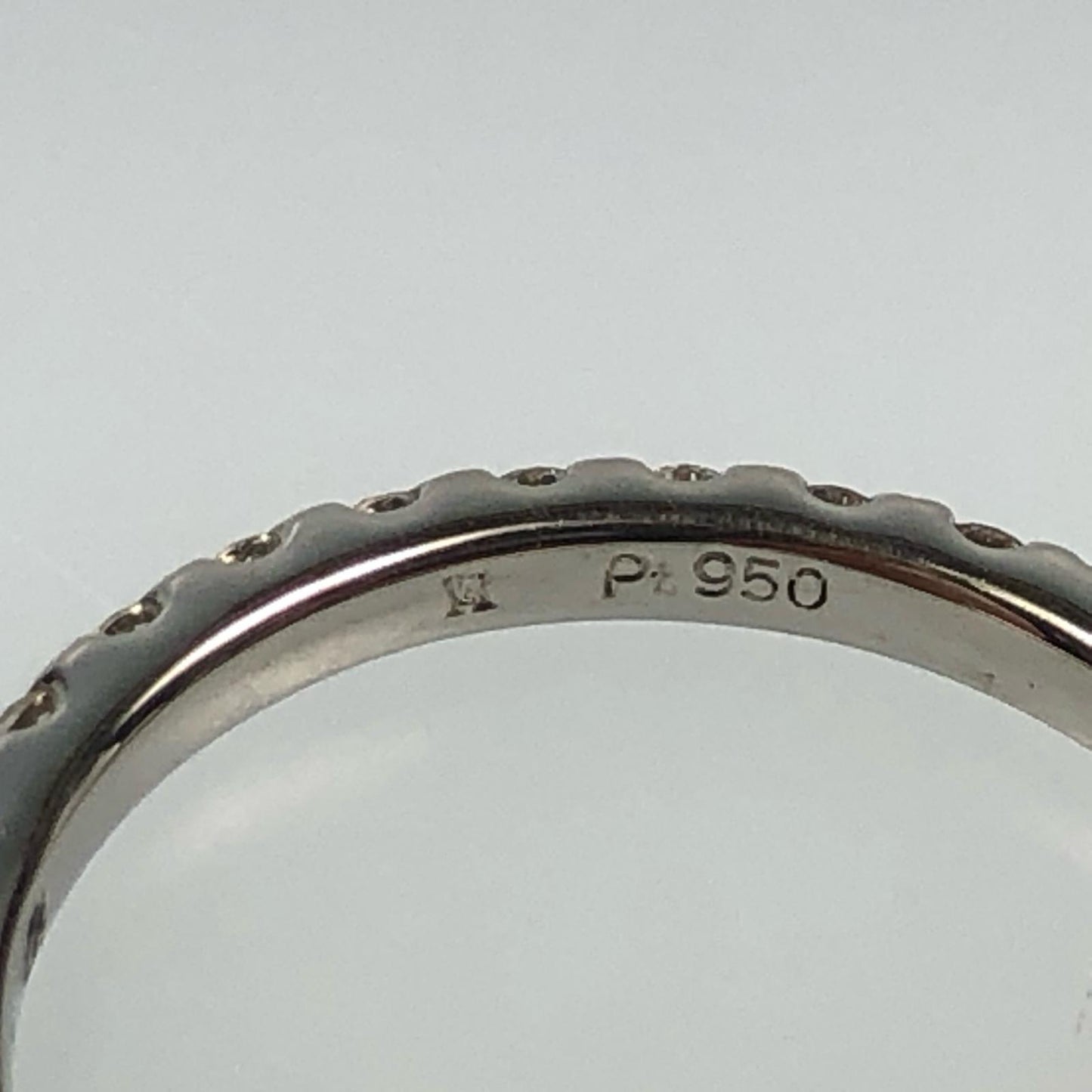 【中古】ヴァンドーム青山 | ヴァンドームアオヤマ ハーフエタニティリング リング・指輪 PT950 0.15ctダイヤ