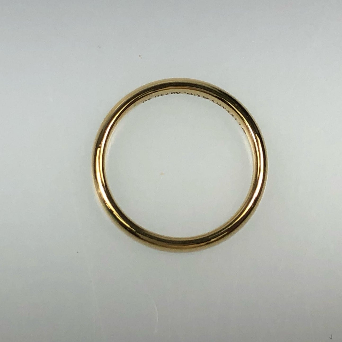 【中古】Tiffany&co | ティファニー クラシックバンドリング リング・指輪 K18