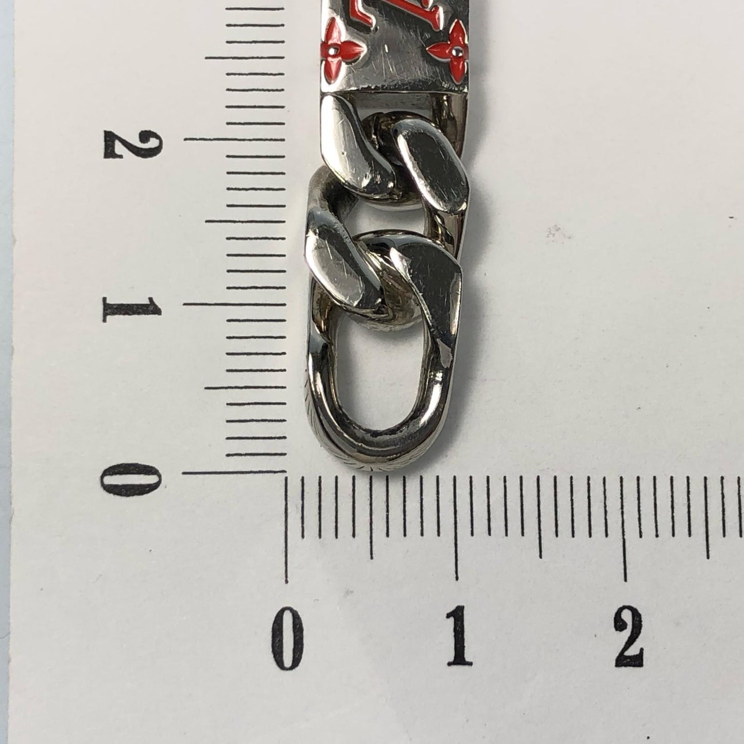 【中古】LOUIS VUITTON | ルイ・ヴィトン LVモザイク ブレスレット M1409M AK2283 シルバー
