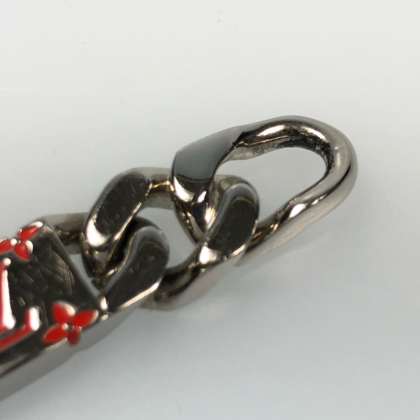 【中古】LOUIS VUITTON | ルイ・ヴィトン LVモザイク ブレスレット M1409M AK2283 シルバー