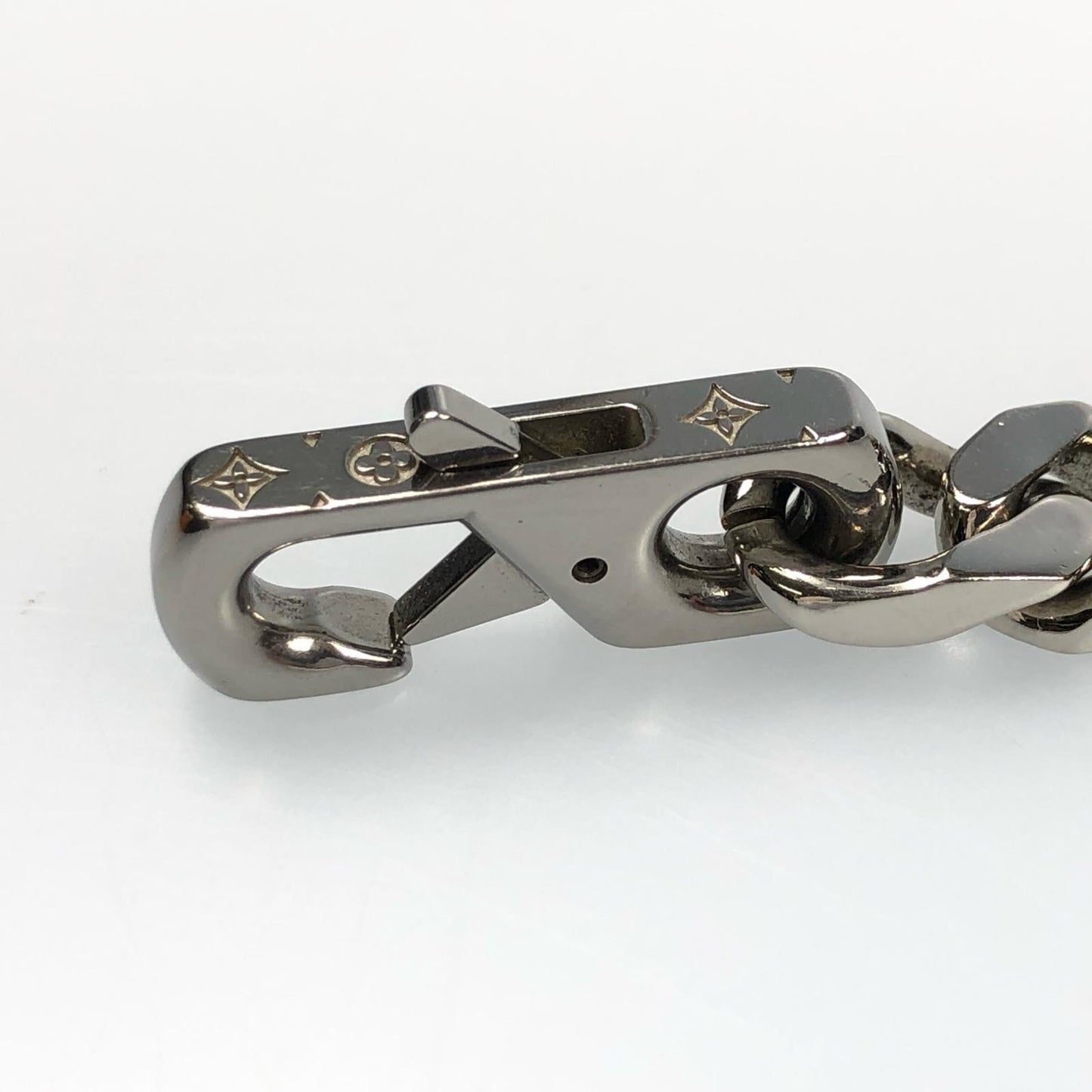 【中古】LOUIS VUITTON | ルイ・ヴィトン LVモザイク ブレスレット M1409M AK2283 シルバー