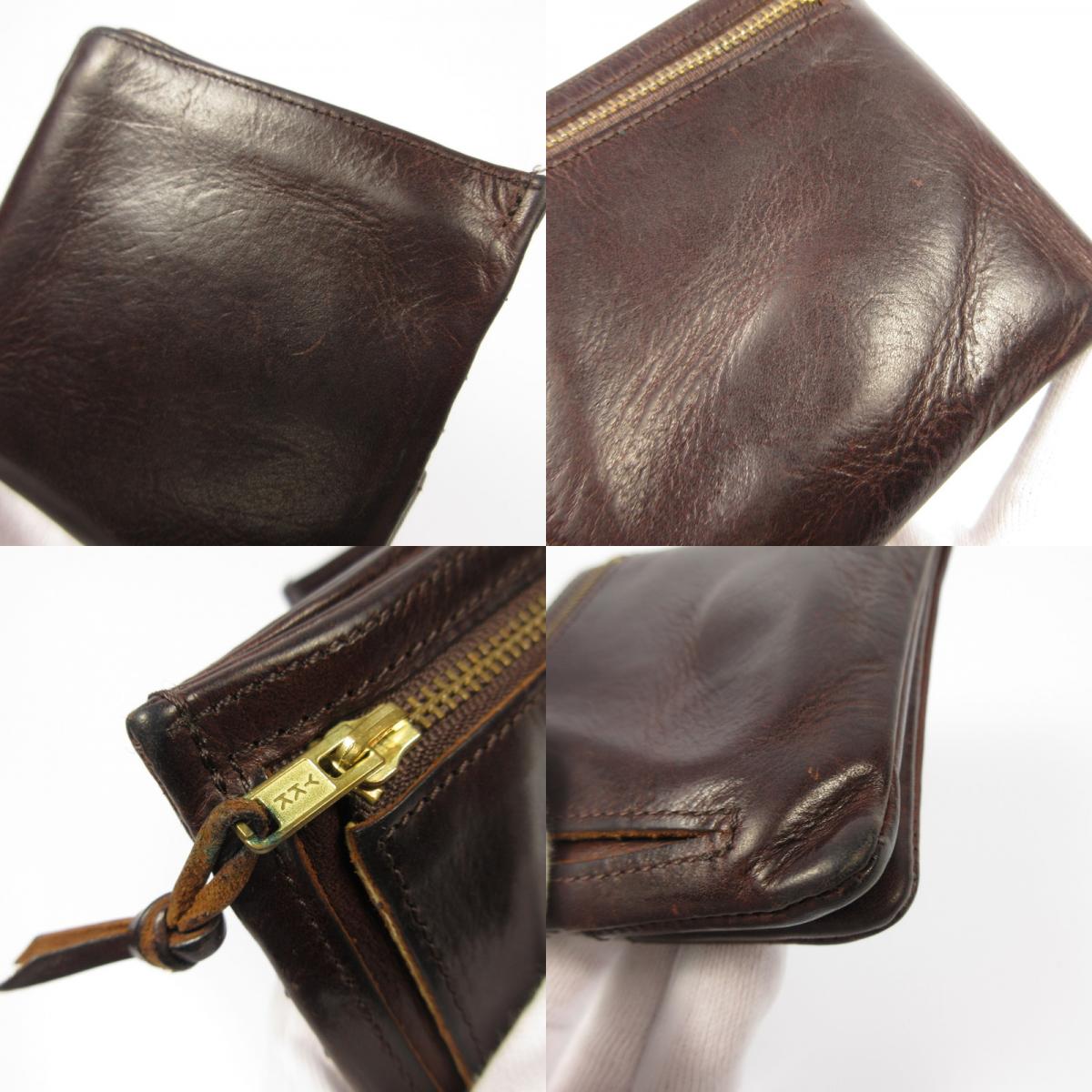 【中古】PORTER | ポーター SOAK 二つ折り財布 101-06002 ブラウン