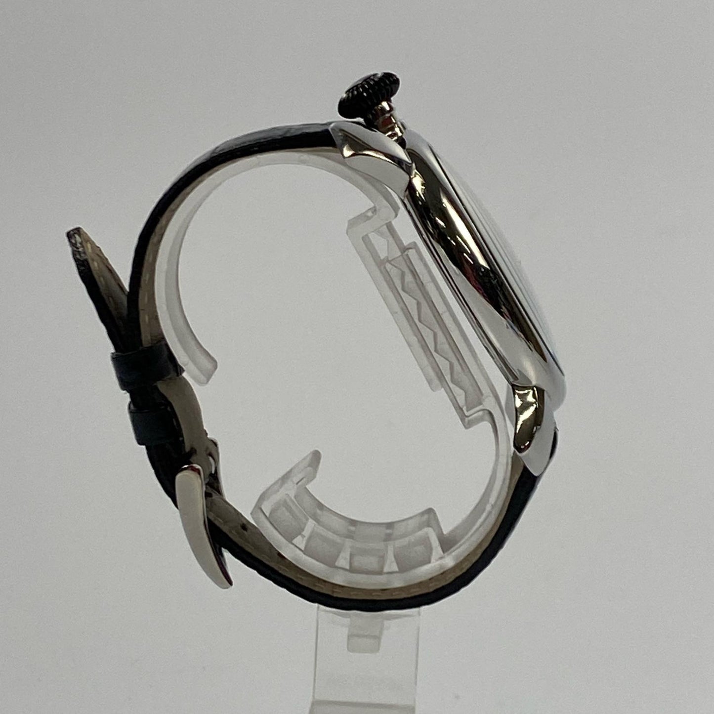 【中古】GaGaMILANO | ガガミラノ MANUALE SLIM 46MM 腕時計 5080.NJ.02 500本限定 アナログクォーツ ブラック