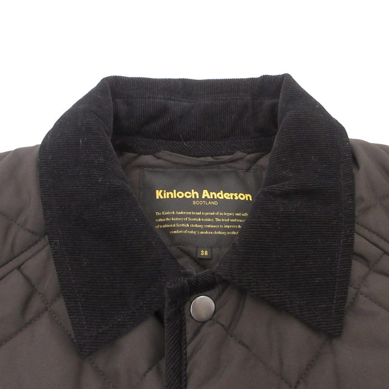 【中古】Kinloch Anderson | キンロックアンダーソン QUILTED JKT その他アウター KLA-000-233005 ブラック サイズ:38