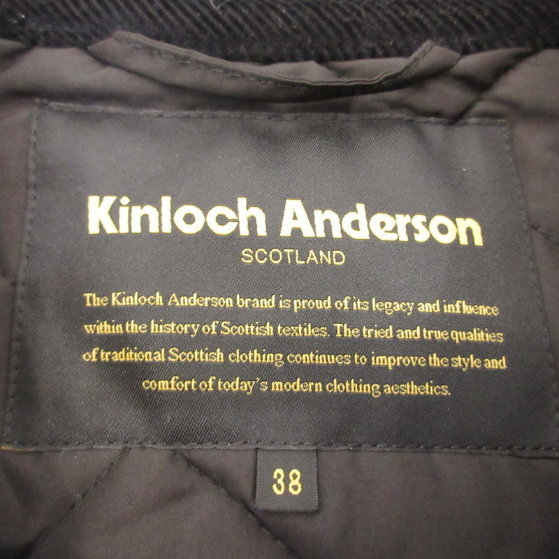 【中古】Kinloch Anderson | キンロックアンダーソン QUILTED JKT その他アウター KLA-000-233005 ブラック サイズ:38