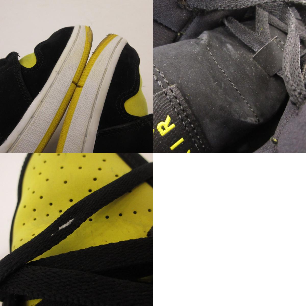 【中古】NIKE | ナイキ AIR JORDAN 1 MID ”YELLOW TOE BLACK” スニーカー 852542-071 イエロー 28cm