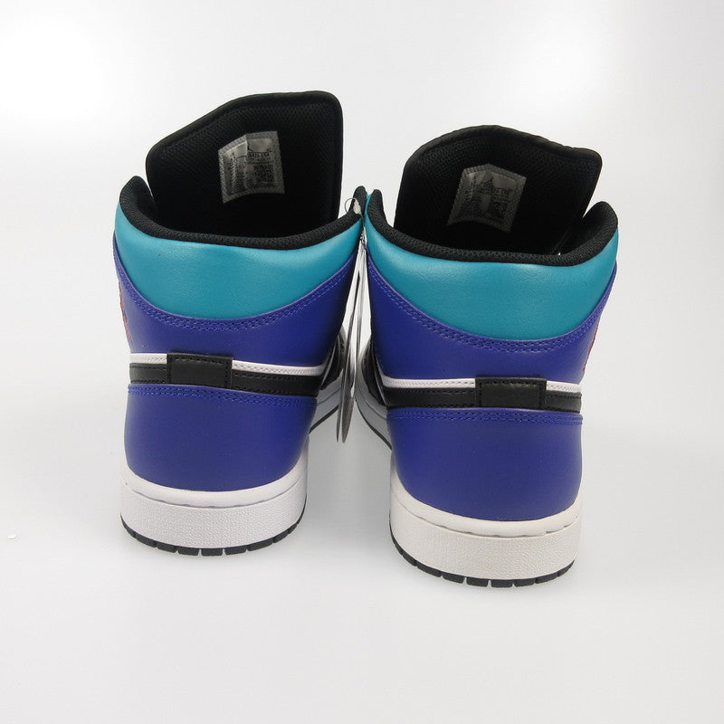 【中古】NIKE | ナイキ AIR JORDAN 1 MID AQUATONE スニーカー DQ8426-400 ブルー 26.5cm
