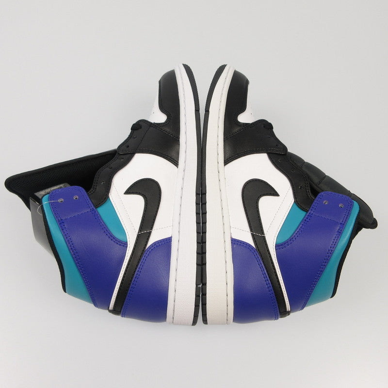 【中古】NIKE | ナイキ AIR JORDAN 1 MID AQUATONE スニーカー DQ8426-400 ブルー 26.5cm