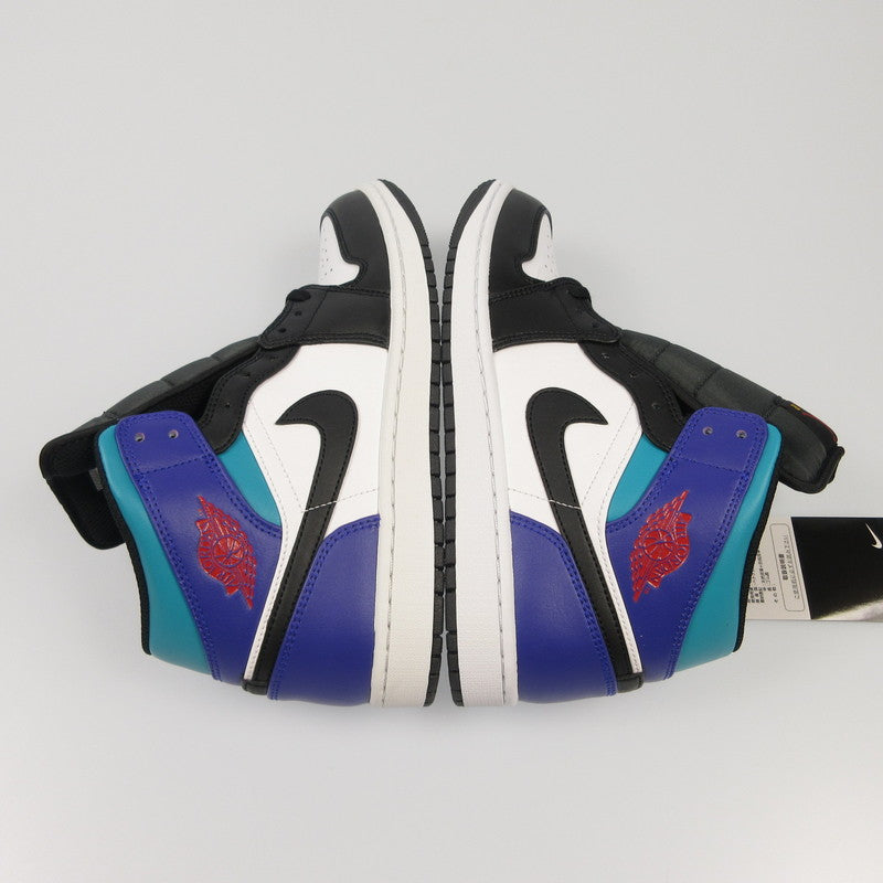 【中古】NIKE | ナイキ AIR JORDAN 1 MID AQUATONE スニーカー DQ8426-400 ブルー 26.5cm