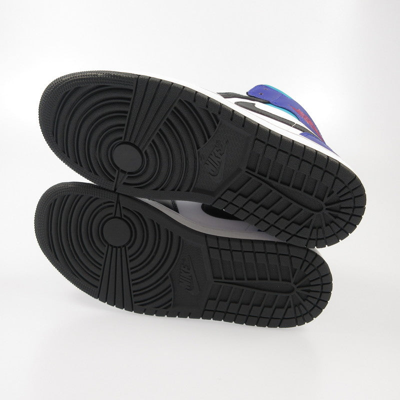 【中古】NIKE | ナイキ AIR JORDAN 1 MID AQUATONE スニーカー DQ8426-400 ブルー 26.5cm