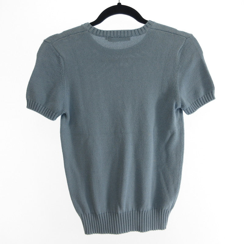 【中古】RALPH LAUREN | ラルフローレン セーター インパクト21 サマーニット ライトブルー サイズ:M