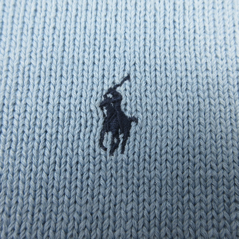 【中古】RALPH LAUREN | ラルフローレン セーター インパクト21 サマーニット ライトブルー サイズ:M