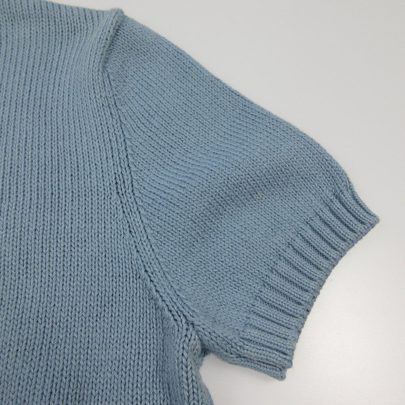 【中古】RALPH LAUREN | ラルフローレン セーター インパクト21 サマーニット ライトブルー サイズ:M