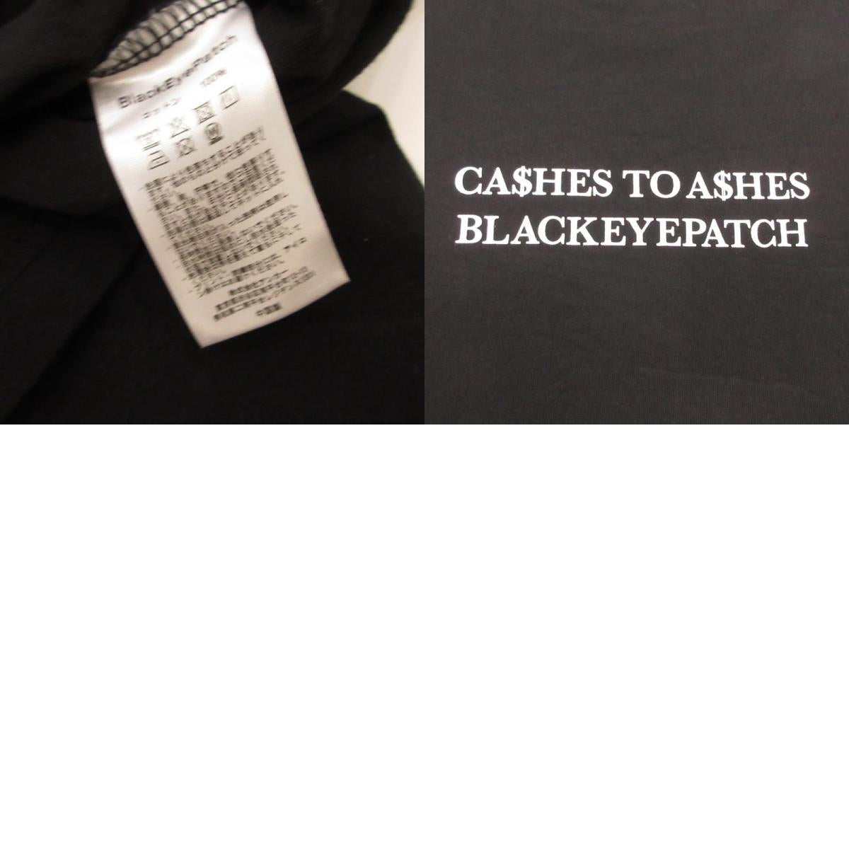【中古】BlackEyePatch | ブラックアイパッチ PACK IN THE POCKET L/S TEE 長袖Tシャツ 2024A/W ブラック サイズ:M