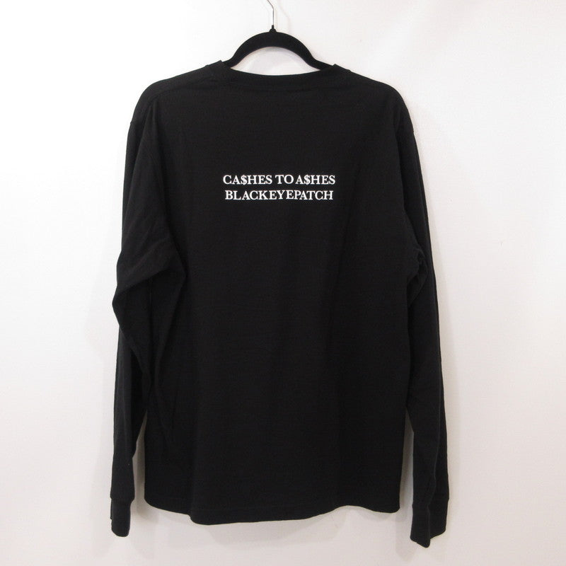 【中古】BlackEyePatch | ブラックアイパッチ PACK IN THE POCKET L/S TEE 長袖Tシャツ 2024A/W ブラック サイズ:M