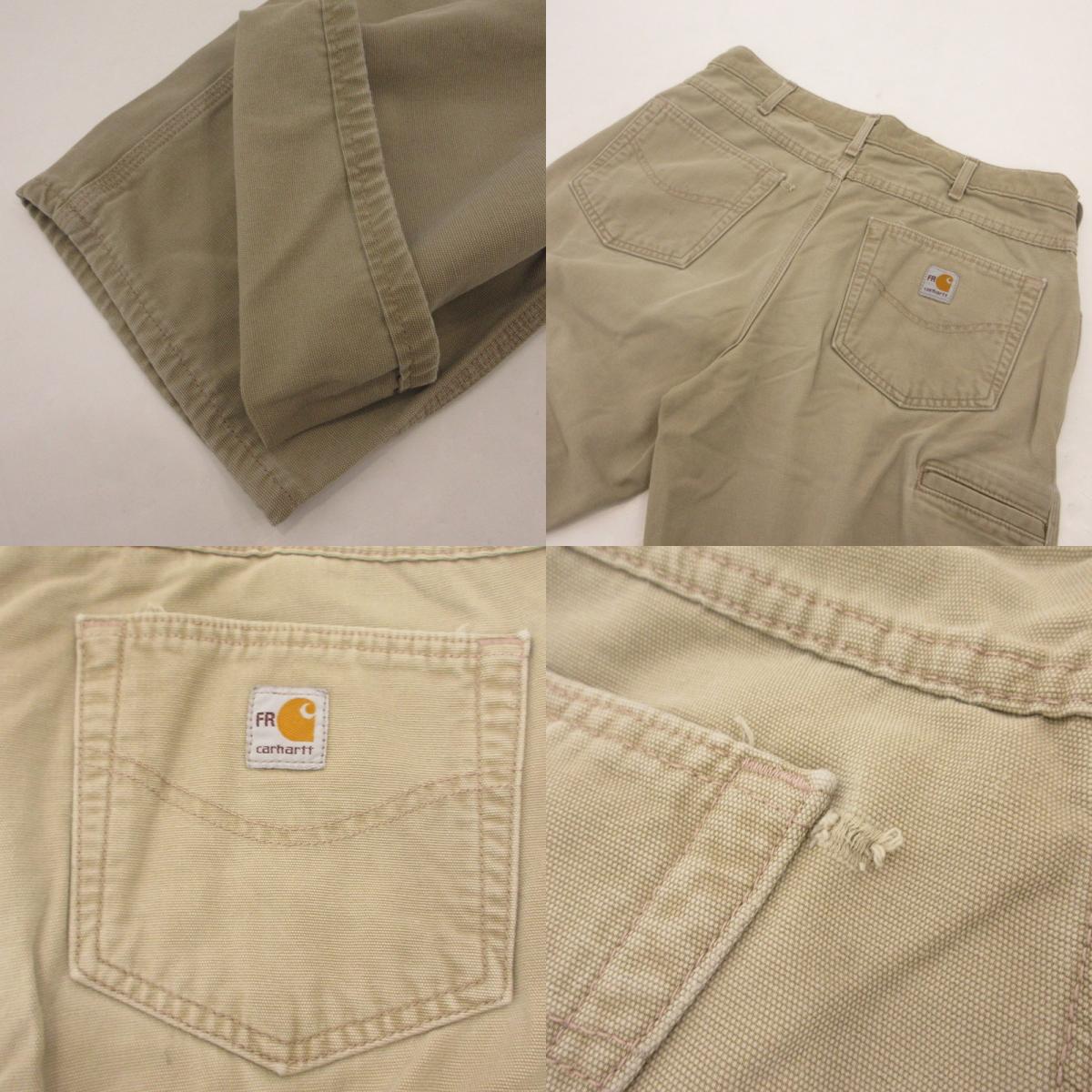 【中古】Carhartt | カーハート WORK PANTS パンツ FRB159 GKH ベージュ サイズ:32