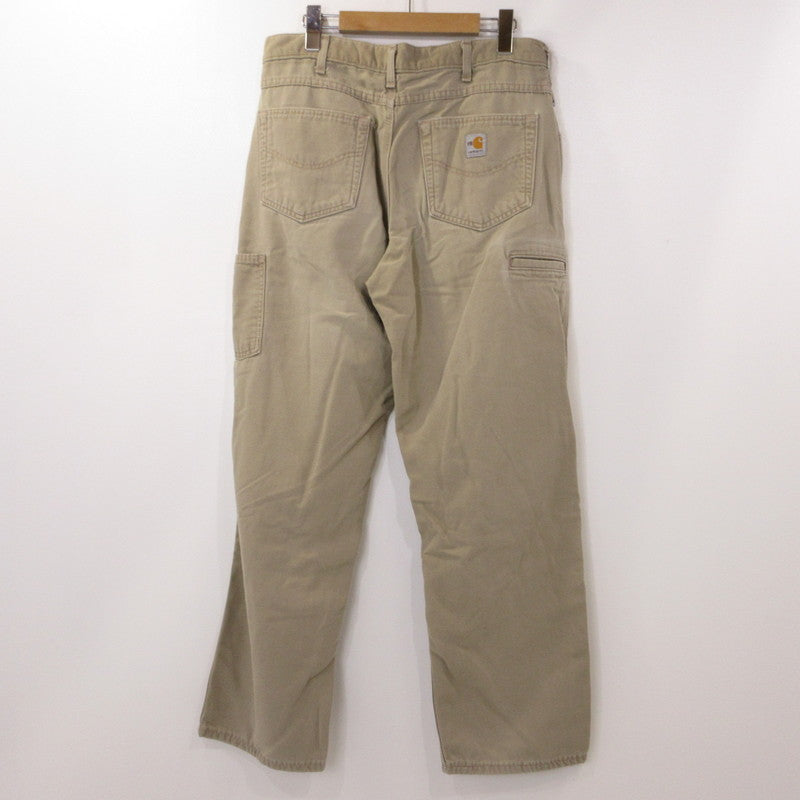 【中古】Carhartt | カーハート WORK PANTS パンツ FRB159 GKH ベージュ サイズ:32