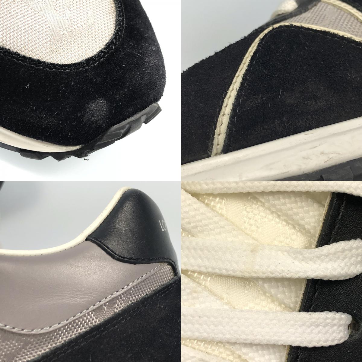 【中古】LOUIS VUITTON | ルイ・ヴィトン ランアウェイライン スニーカー 1AC4W9 MS0273 サイズ:8(約27cm) ブラック
