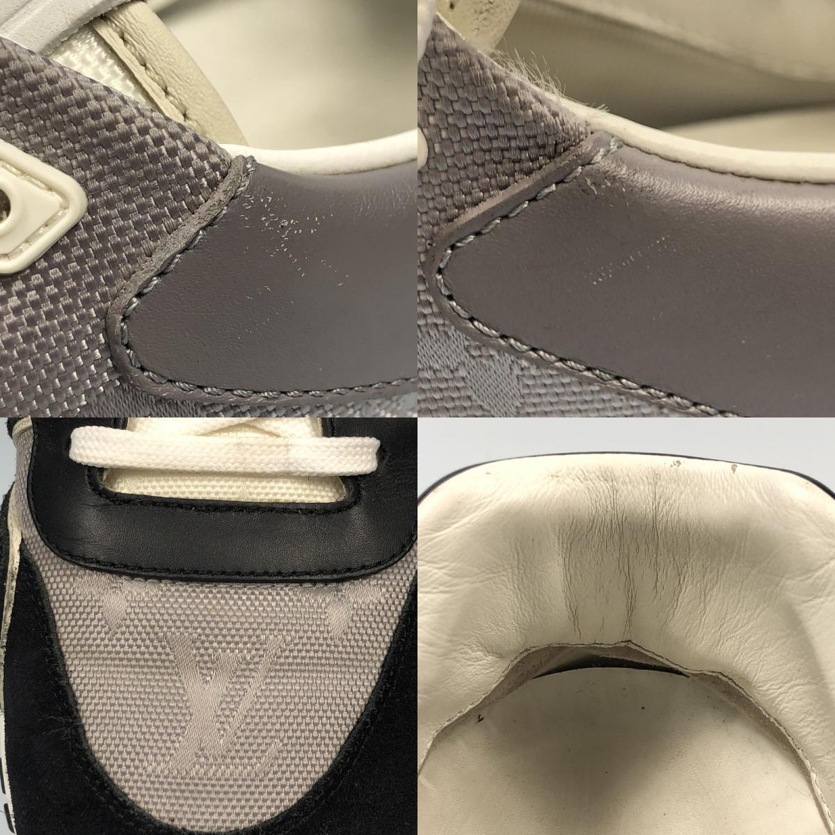 【中古】LOUIS VUITTON | ルイ・ヴィトン ランアウェイライン スニーカー 1AC4W9 MS0273 サイズ:8(約27cm) ブラック