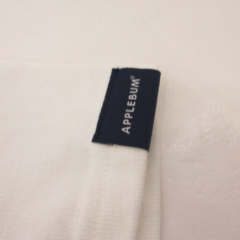 【中古】APPLE BUM | アップルバム JAPAN LOVE JAY 半袖Tシャツ HS2411110 2024S/S ホワイト サイズ:XL