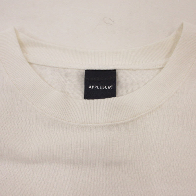 【中古】APPLE BUM | アップルバム JAPAN LOVE JAY 半袖Tシャツ HS2411110 2024S/S ホワイト サイズ:XL