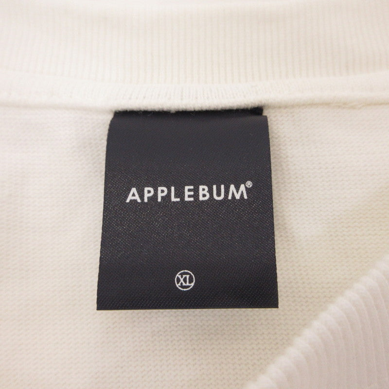 【中古】APPLE BUM | アップルバム JAPAN LOVE JAY 半袖Tシャツ HS2411110 2024S/S ホワイト サイズ:XL