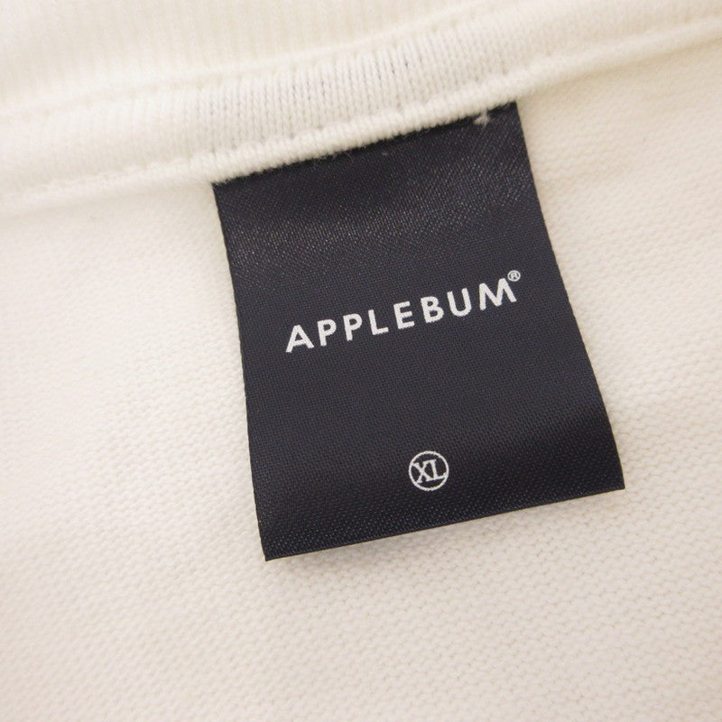 【中古】APPLE BUM | アップルバム SOUNDS OF RAINBOW 半袖Tシャツ HS2411109 ホワイト サイズ:XL