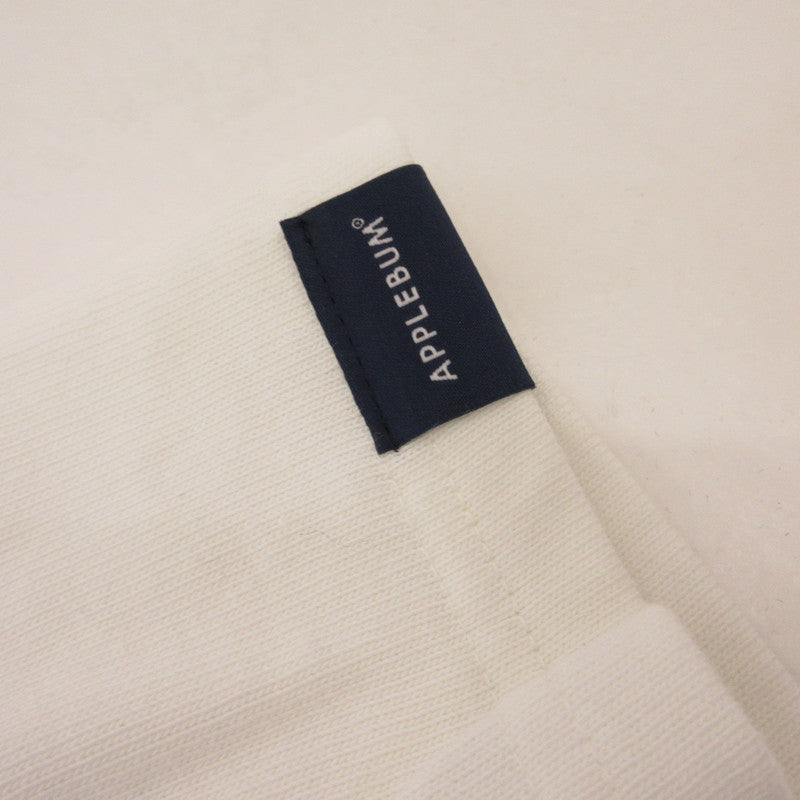 【中古】APPLE BUM | アップルバム SOUNDS OF RAINBOW 半袖Tシャツ HS2411109 ホワイト サイズ:XL