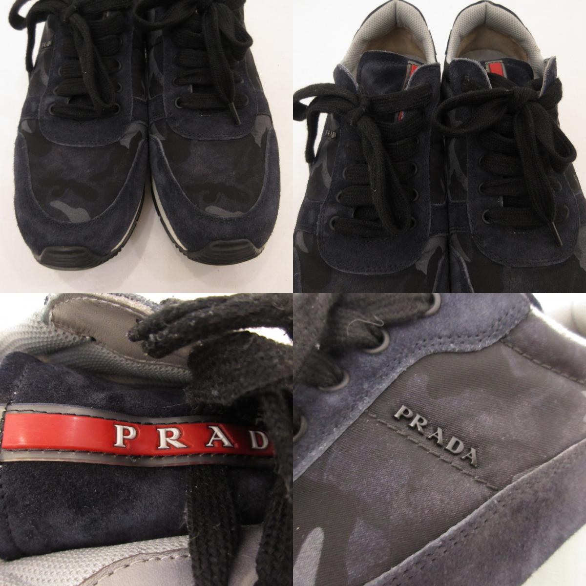 【中古】PRADA | プラダ スニーカー 3E5939 SPORTS サイズ:38 1/2(24.5cm)