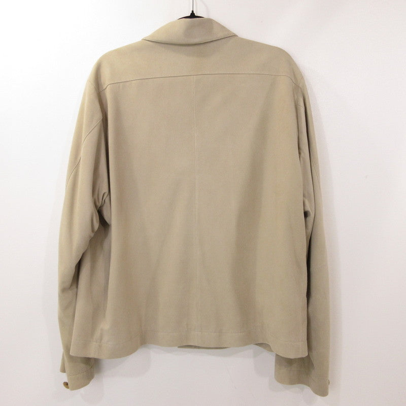 【中古】CRUCIANI | クルチアーニ ラムスエードシャツブルゾン その他トップス CUKL8 ベージュ サイズ:48