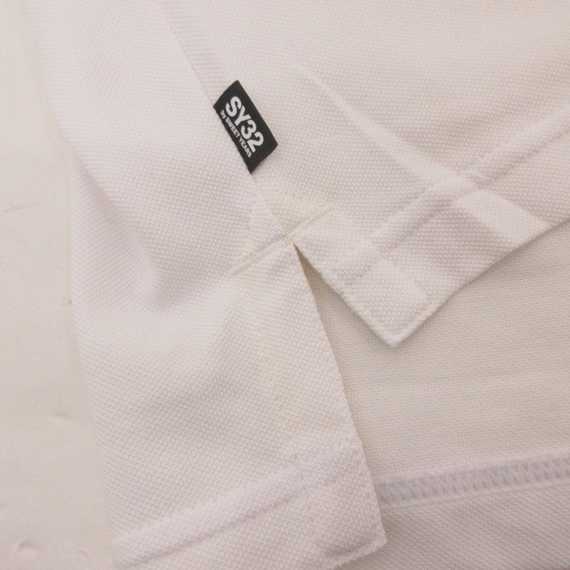 【中古】SY32 by SWEET YEARS | エスワイサーティーツーバイスウィートイヤーズ FUNCTION POLO ポロシャツ 8110GE ホワイト サイズ:M