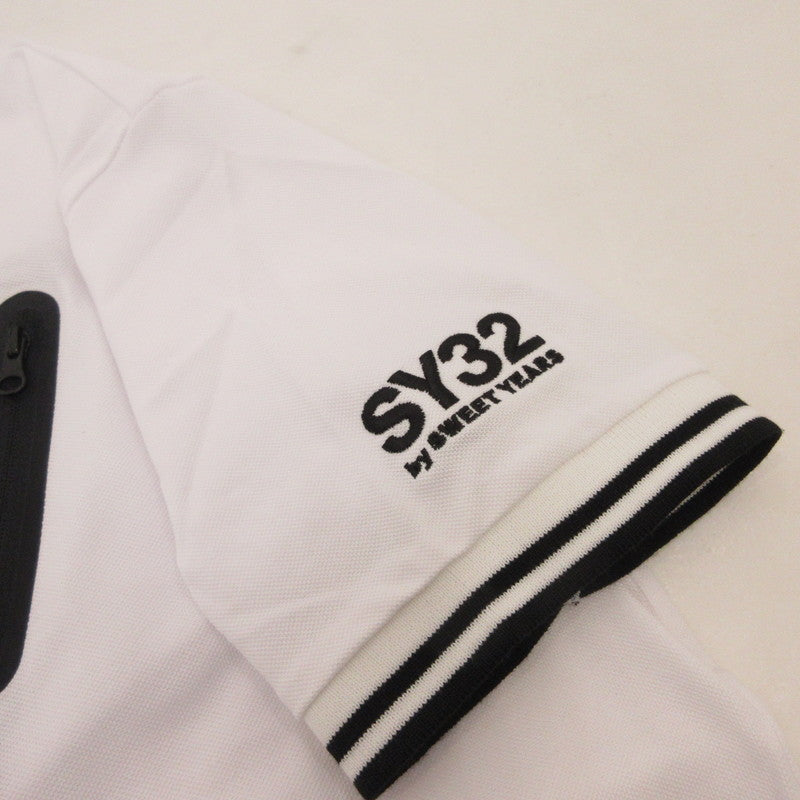 【中古】SY32 by SWEET YEARS | エスワイサーティーツーバイスウィートイヤーズ FUNCTION POLO ポロシャツ 8110GE ホワイト サイズ:M