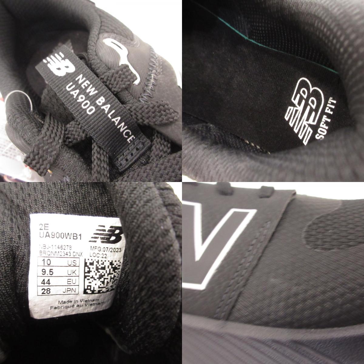 【中古】NEW BALANCE | ニューバランス スニーカー UA900WB1 ブラック 28cm