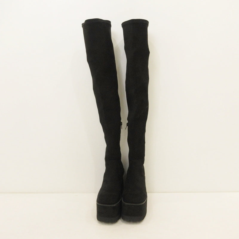 【中古】EMODA | エモダ スクエアフィットロングブーツ ブーツ 042451830401 ブラック サイズ:M