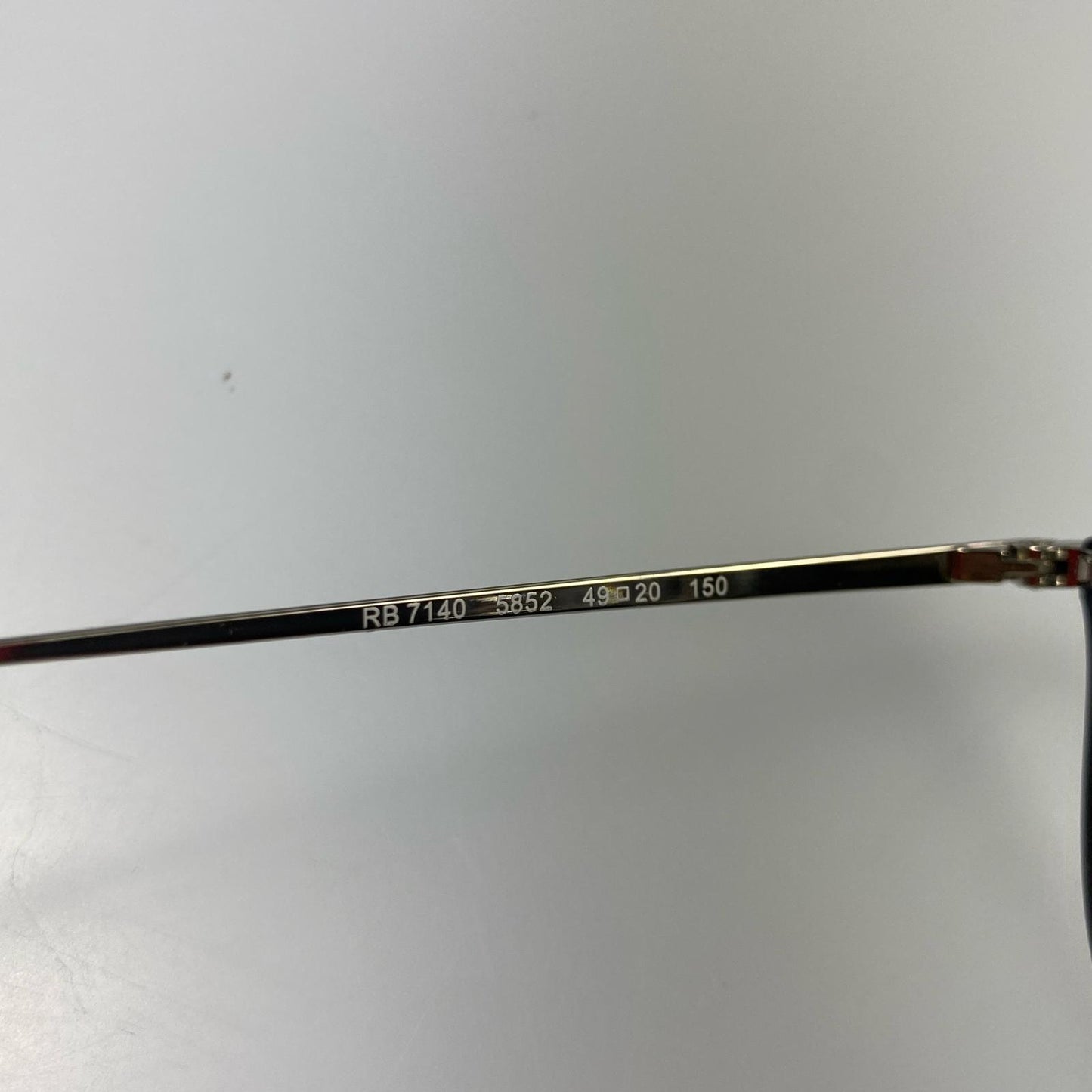 【中古】RAY BAN | レイバン メガネ RB7140 5852 サイズ:49□20 ブラック