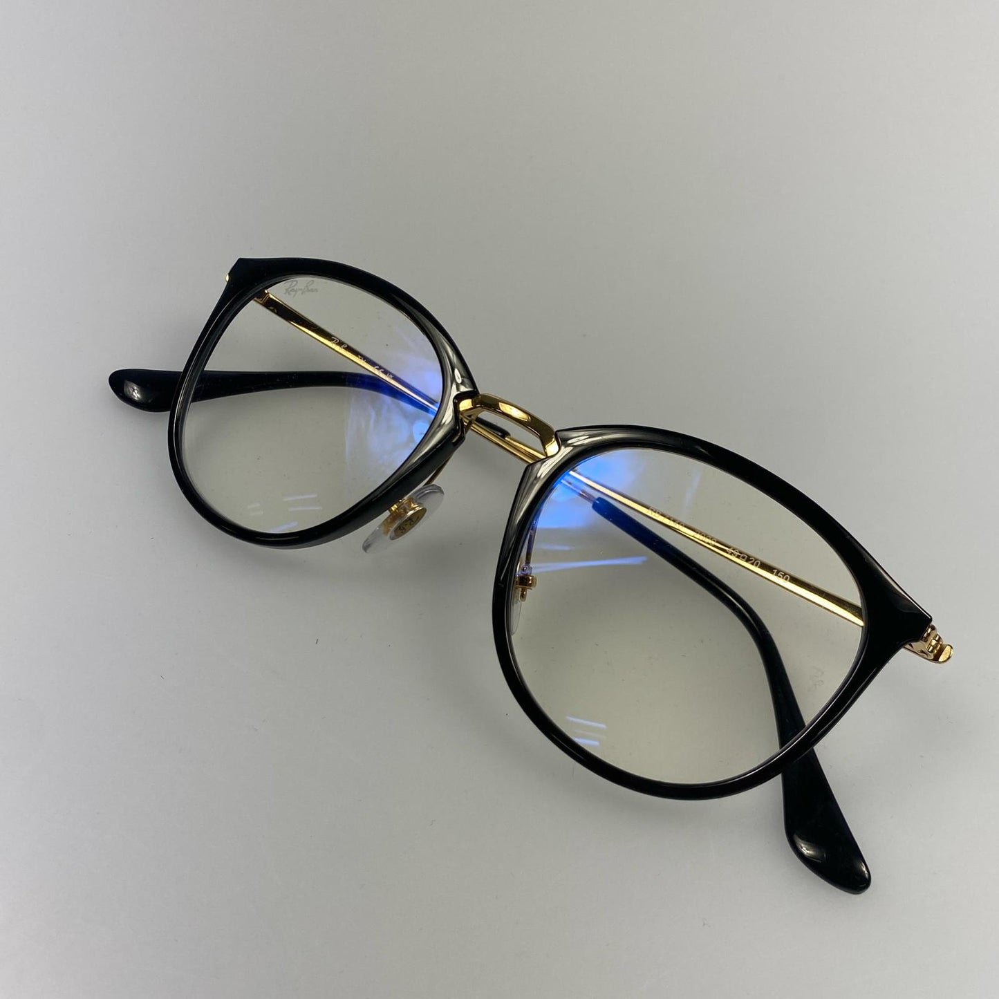 【中古】RAY BAN | レイバン メガネ RB7140 5852 サイズ:49□20 度入り ブラック