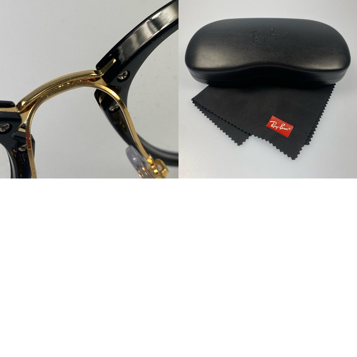 【中古】RAY BAN | レイバン メガネ RB7140 5852 サイズ:49□20 度入り ブラック