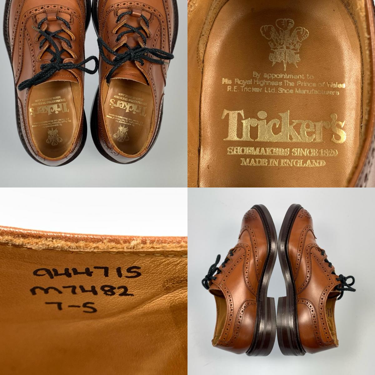 【中古】Tricker's | トリッカーズ GHILLIE SHOE その他靴 M7482 UK7(26.0cm程度) ブラウン