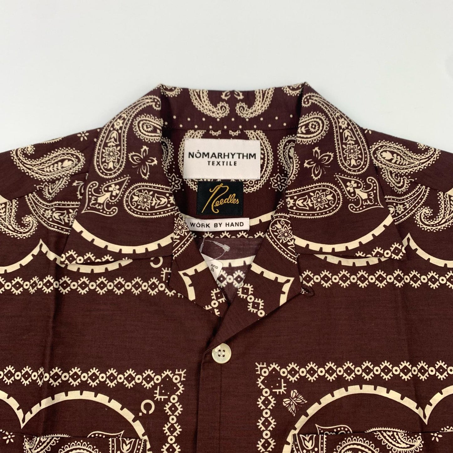 【中古】Needles | ニードルス Bandana Shirt 半袖シャツ N39-NN01 2025S/S