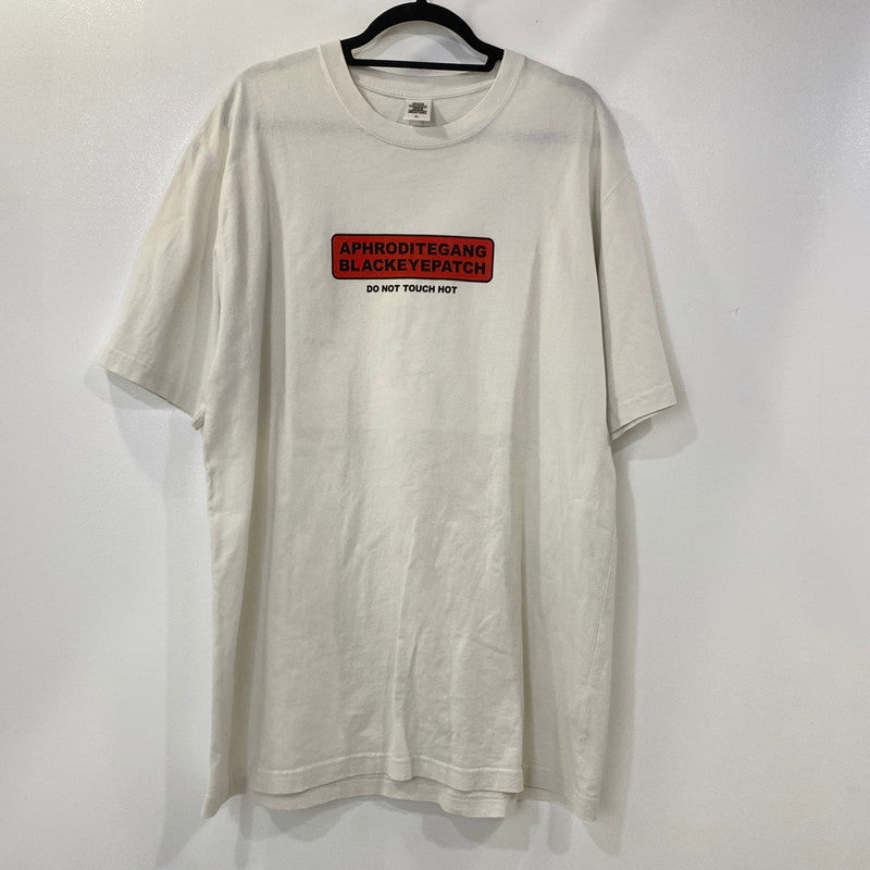 【中古】BlackEyePatch | ブラックアイパッチ APHRODITE GANG 半袖Tシャツ BEPSS21EI08 ホワイト サイズ:XL