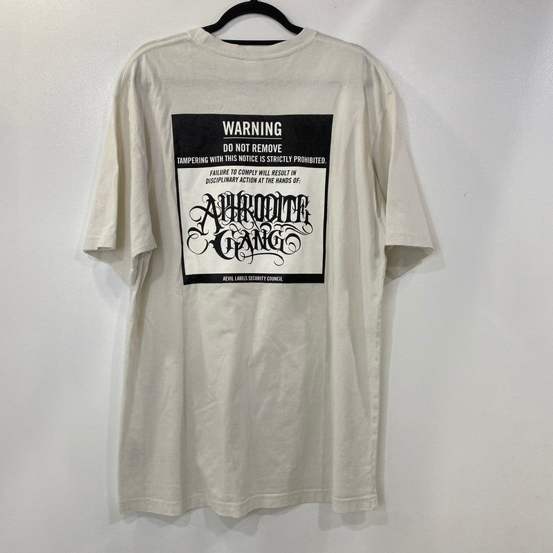 【中古】BlackEyePatch | ブラックアイパッチ APHRODITE GANG 半袖Tシャツ BEPSS21EI08 ホワイト サイズ:XL