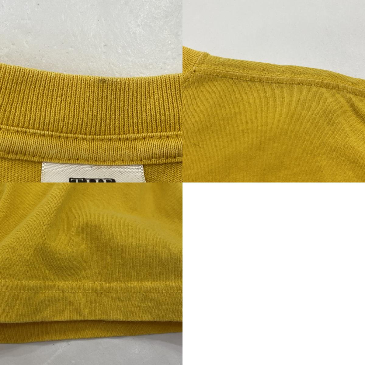 【中古】BlackEyePatch | ブラックアイパッチ DANGER HOT LABEL TEE 半袖Tシャツ BEPSSS23TE49 イエロー サイズ:L