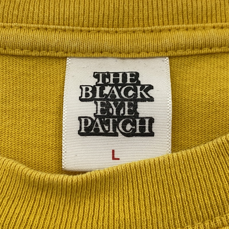 【中古】BlackEyePatch | ブラックアイパッチ DANGER HOT LABEL TEE 半袖Tシャツ BEPSSS23TE49 イエロー サイズ:L