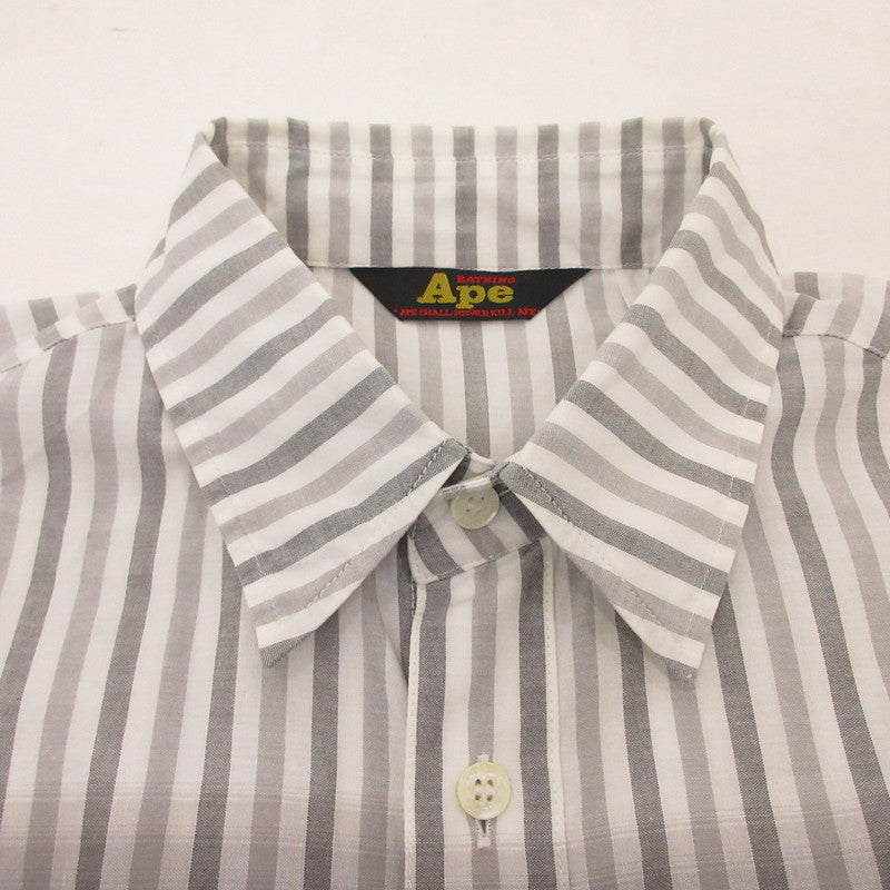 【中古】A BATHING APE | アベイシングエイプ 長袖シャツ 初期タグ 90s-00s サイズ:S