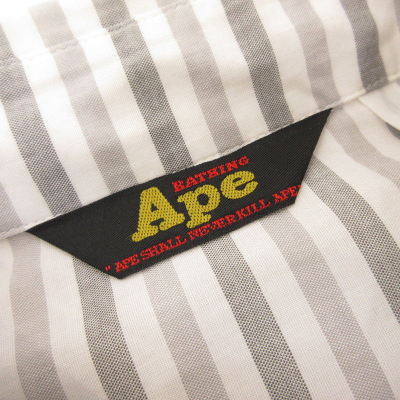 【中古】A BATHING APE | アベイシングエイプ 長袖シャツ 初期タグ 90s-00s サイズ:S