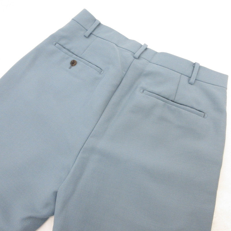 【中古】WACKOMARIA | ワコマリア PLEATED TROUSERS その他ボトムス ライトブルー サイズ:M