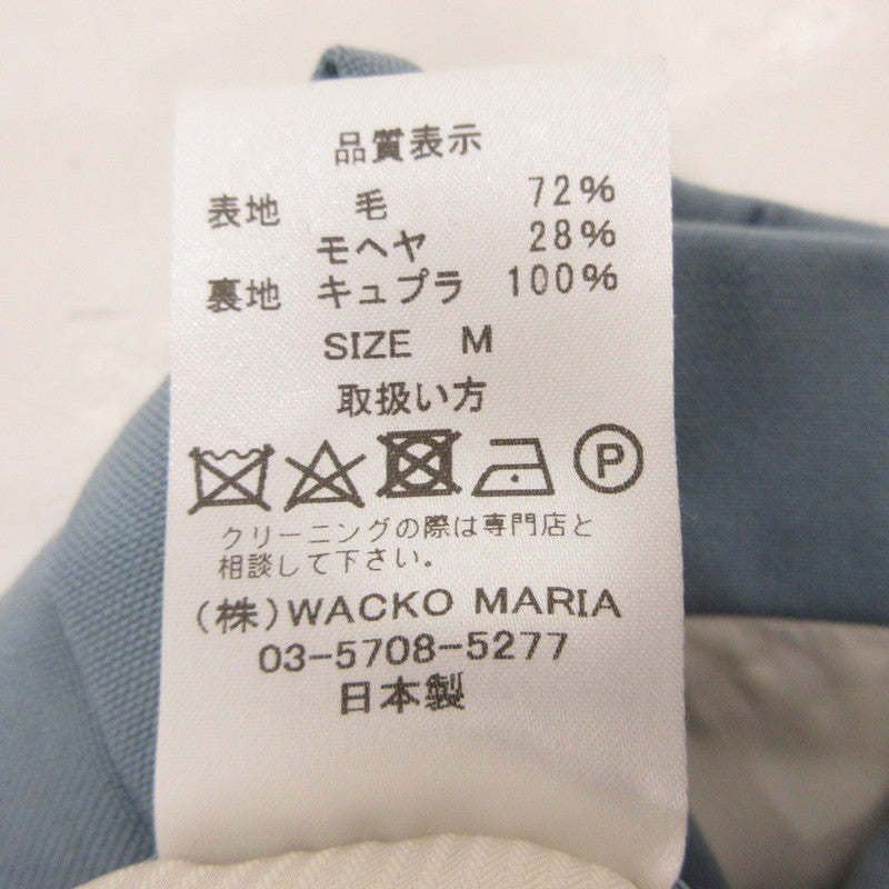 【中古】WACKOMARIA | ワコマリア PLEATED TROUSERS その他ボトムス ライトブルー サイズ:M